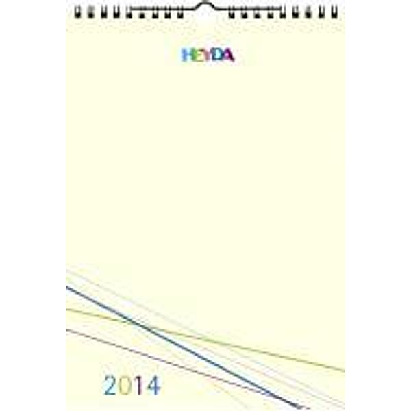 Heyda Kreativkalender 2014 A4 beige