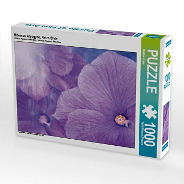 Hibiscus Alyogyne, Retro Style (Puzzle), Martina Cross