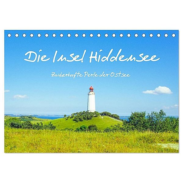 Hiddensee - Perle in der Ostsee (Tischkalender 2024 DIN A5 quer), CALVENDO Monatskalender, Carola Vahldiek
