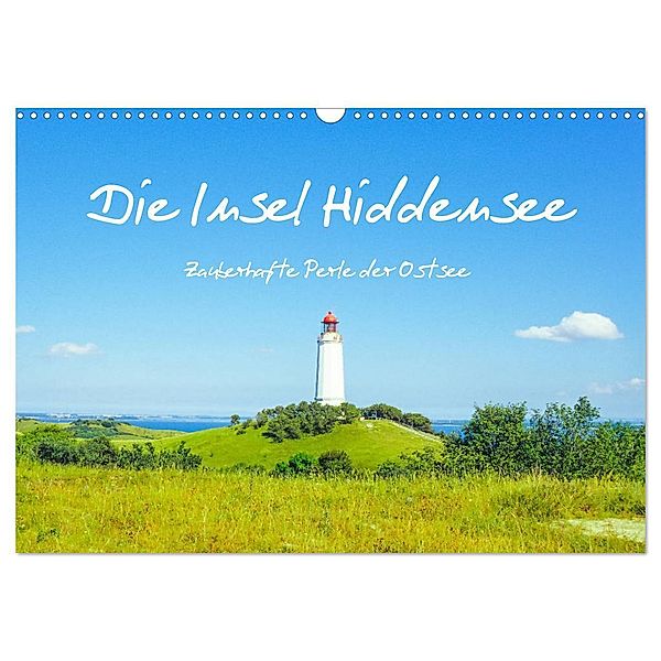 Hiddensee - Perle in der Ostsee (Wandkalender 2024 DIN A3 quer), CALVENDO Monatskalender, Carola Vahldiek