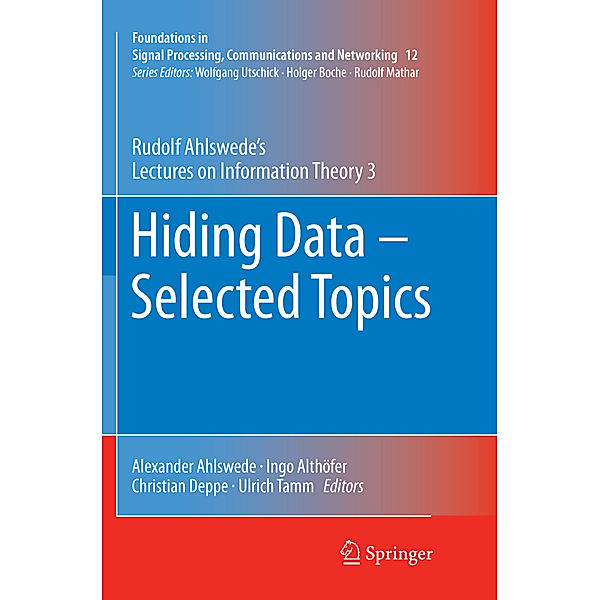 Hiding Data - Selected Topics, Rudolf Ahlswede