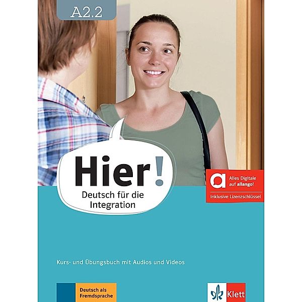 Hier! A2.2 - Hybride Ausgabe allango, m. 1 Beilage