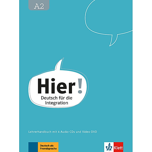 Hier! A2 Lehrerhandbuch mit 4 Audio-CDs und Video-DVD, Verena Gilmozzi, Ondrej Kotas