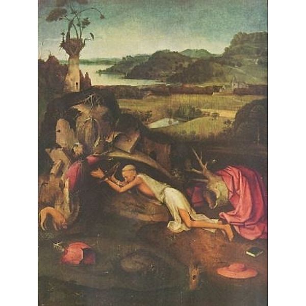 Hieronymus Bosch - Der büßende Hl. Hieronymus - 1.000 Teile (Puzzle)