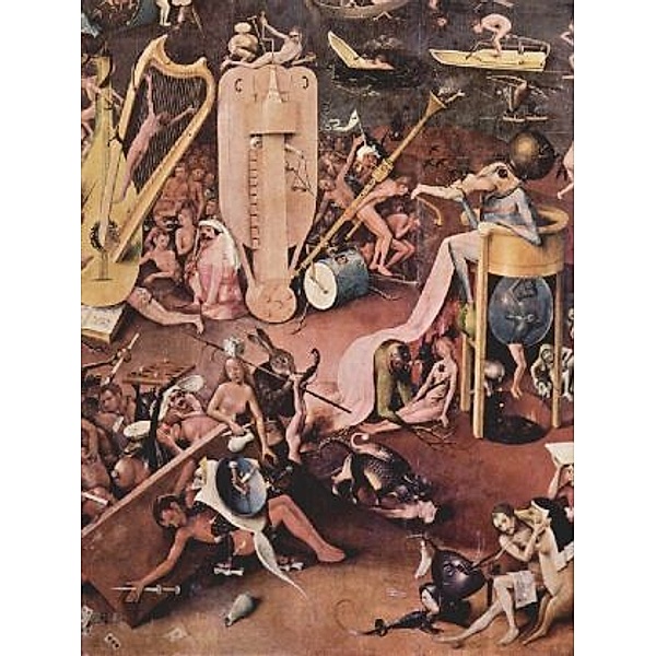 Hieronymus Bosch - Der Garten der Lüste, rechter Flügel: Die Hölle, Detail - 1.000 Teile (Puzzle)