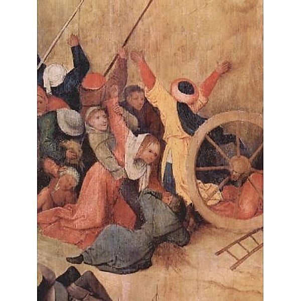 Hieronymus Bosch - Heuwagen, Triptychon, Mitteltafel: Der Heuwagen, Detail - 100 Teile (Puzzle)