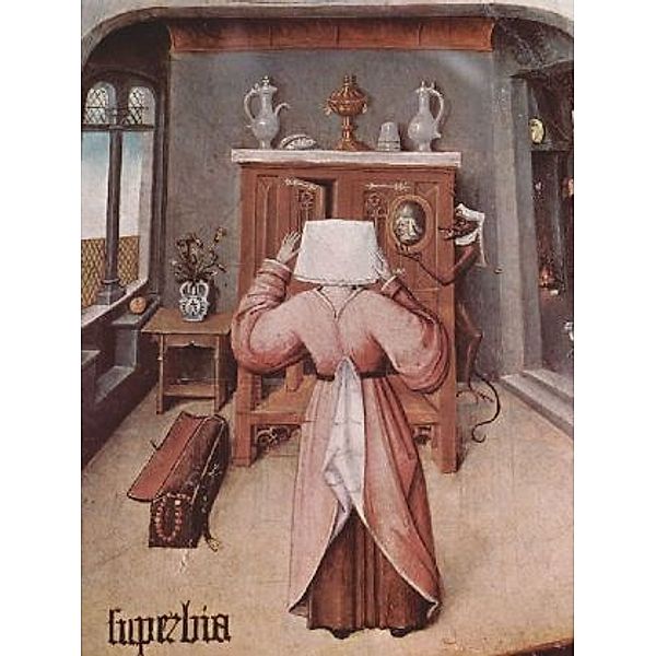 Hieronymus Bosch - sieben Todsünden, Detail: Eitelkeit - 200 Teile (Puzzle)