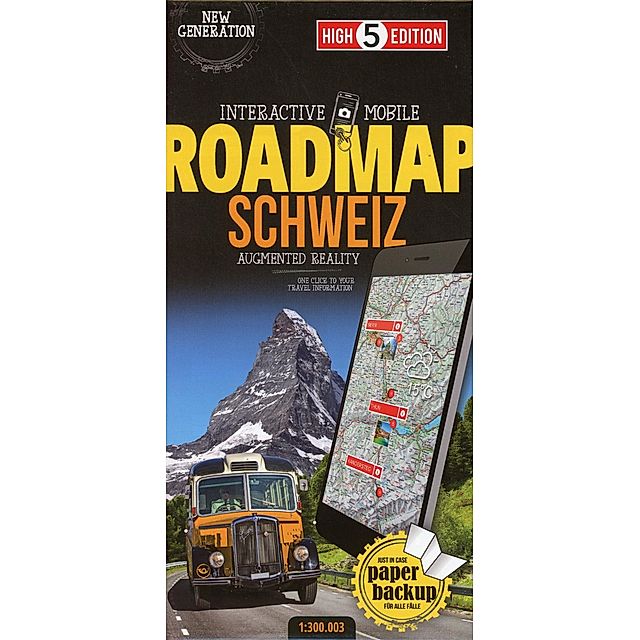 High 5 Edition Interactive Mobile Roadmap Schweiz Switzerland Suisse  Svizzera Buch jetzt online bei Weltbild.ch bestellen
