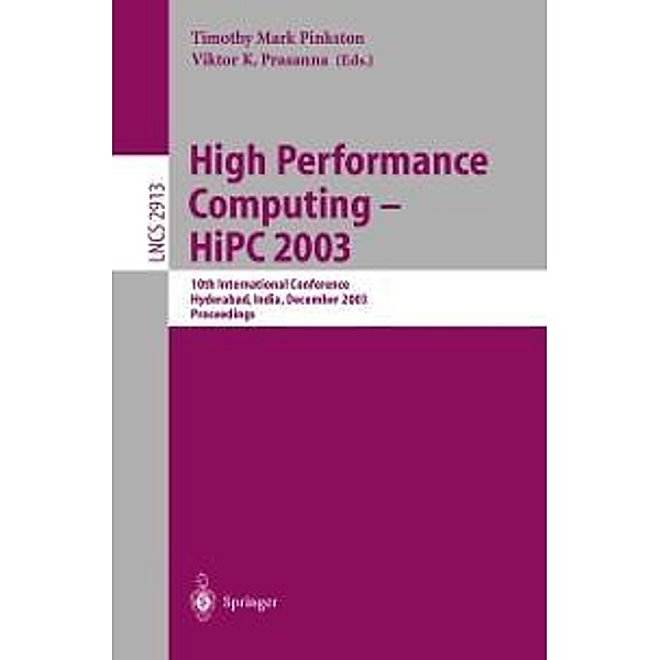 High Performance Computing -- HiPC 2003 / Lecture Notes in Computer Science Bd.2913