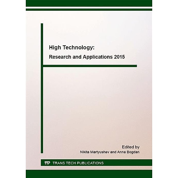 High Technology: Research and Applications 2015