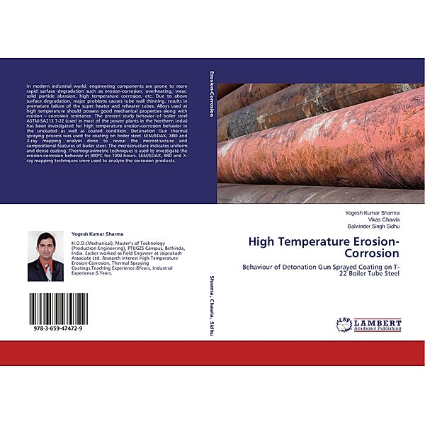 High Temperature Erosion-Corrosion, Yogesh Kumar Sharma, Vikas Chawla, Balwinder Singh Sidhu