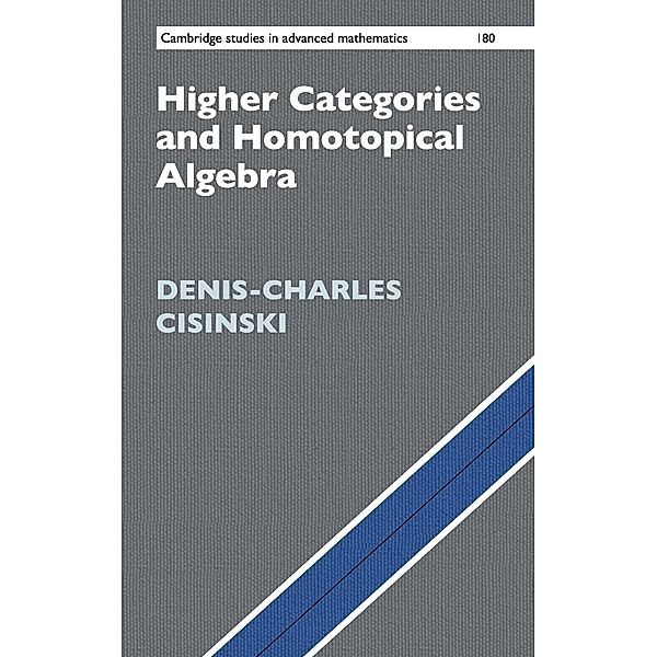 Higher Categories and Homotopical Algebra, Denis-Charles Cisinski