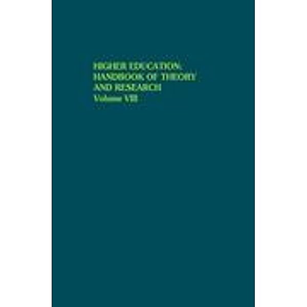 Higher Education: Handbook of Theory and Research