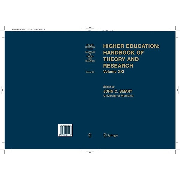 Higher Education: Handbook of Theory and Research / Higher Education: Handbook of Theory and Research Bd.21