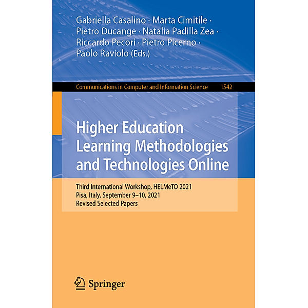 Higher Education Learning Methodologies and Technologies Online