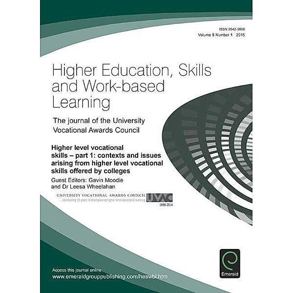Higher level vocational skills - part 1