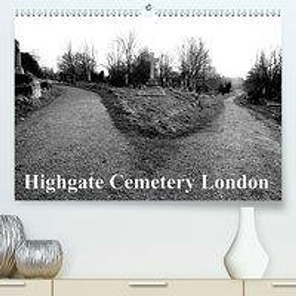 Highgate Cemetery London (Premium, hochwertiger DIN A2 Wandkalender 2020, Kunstdruck in Hochglanz), Bert Burkhardt