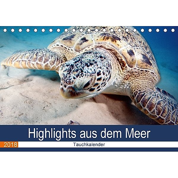 Highlights aus dem Meer - Tauchkalender (Tischkalender 2018 DIN A5 quer), Sven Gruse