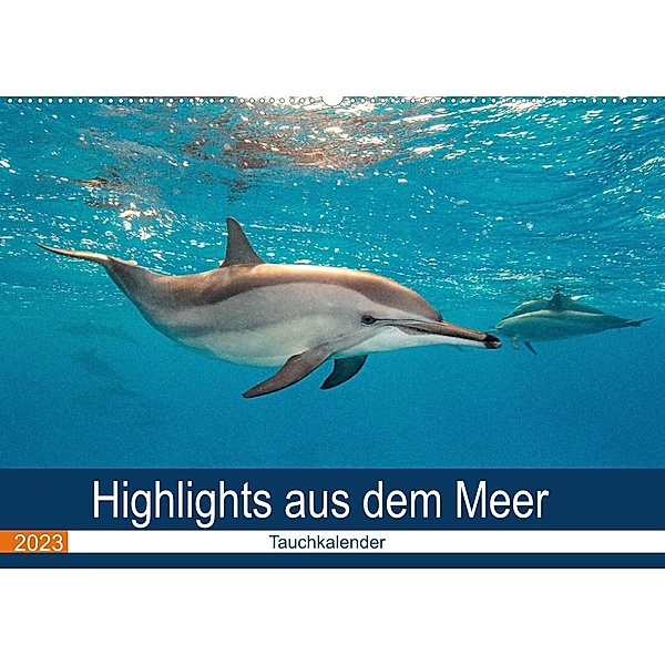 Highlights aus dem Meer - Tauchkalender (Wandkalender 2023 DIN A2 quer), Sven Gruse