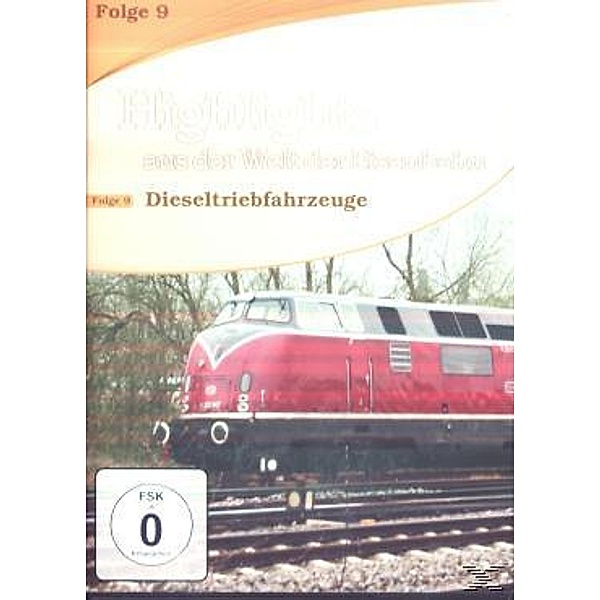 Highlights aus der Welt der Eisenbahn, DVD-VideosFolge.9 Dieseltriebfahrzeuge, 1 DVD