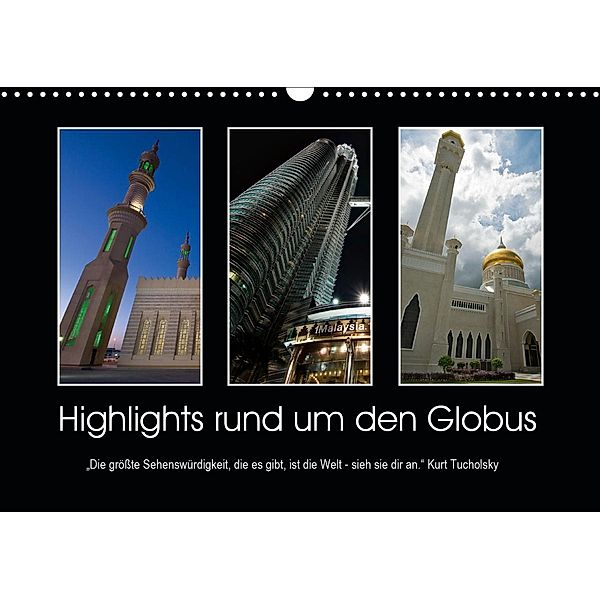 Highlights rund um den Globus (Wandkalender 2021 DIN A3 quer), Foto-FukS, Ursula Fleiß und Karsten Schütt