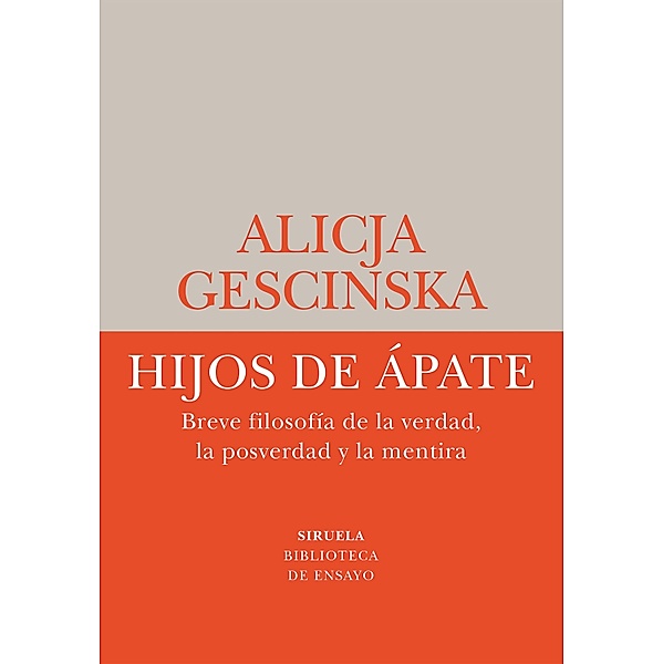 Hijos de Ápate / Biblioteca de Ensayo / Serie menor Bd.80, Alicja Gescinska