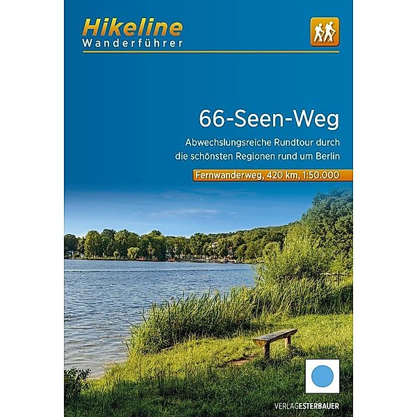Hikeline Wanderführer Fernwanderweg 66-Seen-Weg