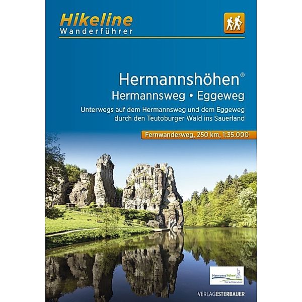 Hikeline Wanderführer / Hikeline Wanderführer Fernwanderweg Hermannshöhen - Hermannsweg-Eggeweg