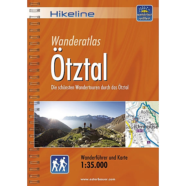 Hikeline Wanderführer Wanderatlas Ötztal, Roland Esterbauer