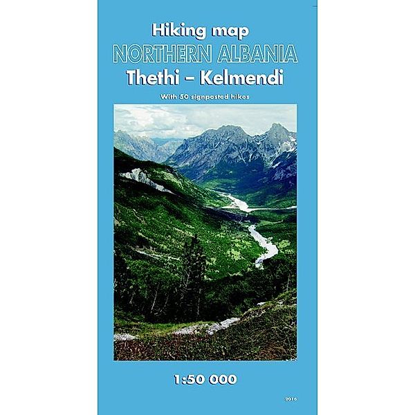 Hiking map NORTHERN ALBANIA, Tirana Geo Consulting