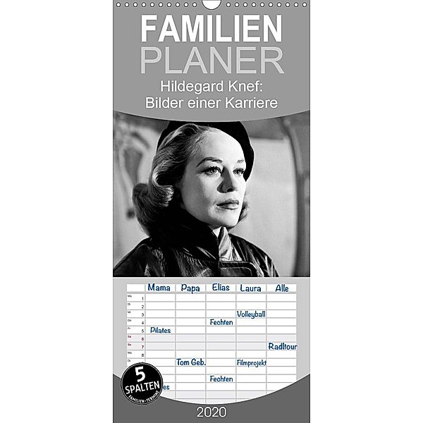 Hildegard Knef: Bilder einer Karriere - Familienplaner hoch (Wandkalender 2020 , 21 cm x 45 cm, hoch)