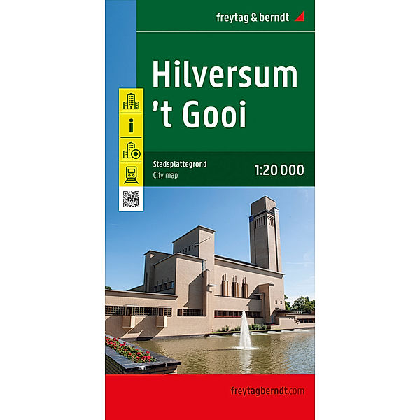 Hilversum / 't Gooi, Stadtplan 1:20.000, freytag & berndt