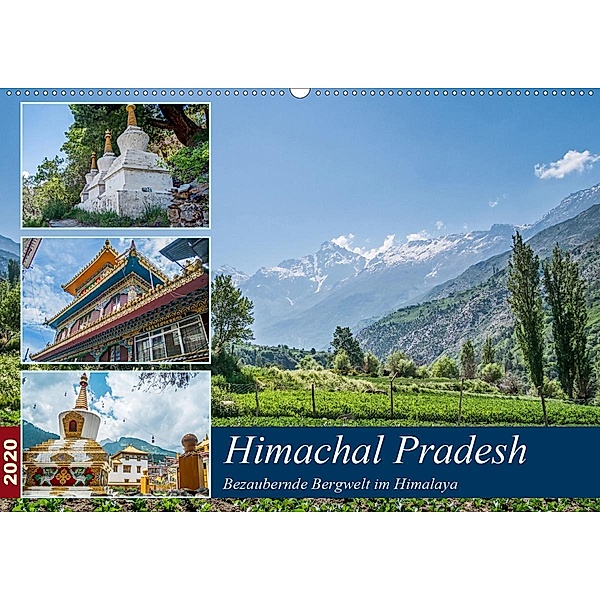 Himachal Pradesh - Bezaubernde Bergwelt im Himalaya (Wandkalender 2020 DIN A2 quer), Thomas Leonhardy