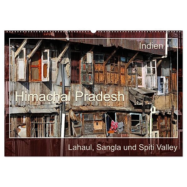 Himachal Pradesh - Lahaul, Sangla, Spiti Valley (Wandkalender 2024 DIN A2 quer), CALVENDO Monatskalender, Manfred Bergermann