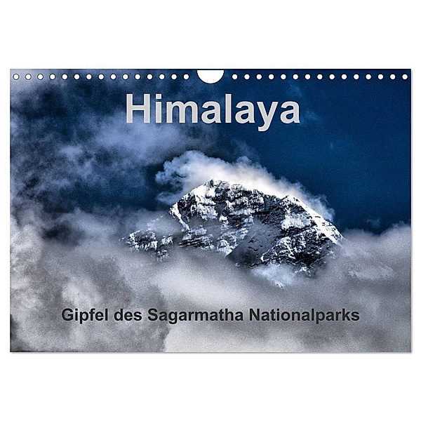 Himalaya - Gipfel des Sagarmatha Nationalparks (Wandkalender 2024 DIN A4 quer), CALVENDO Monatskalender, Wolfgang-A. Langenkamp