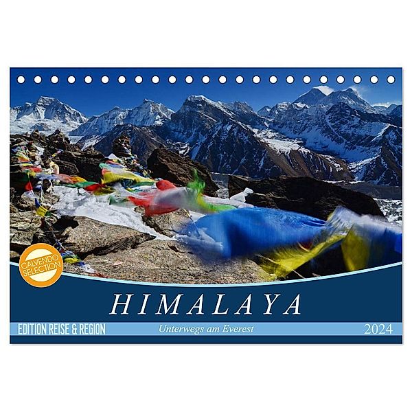 Himalaya (Tischkalender 2024 DIN A5 quer), CALVENDO Monatskalender, Holger Heinemann