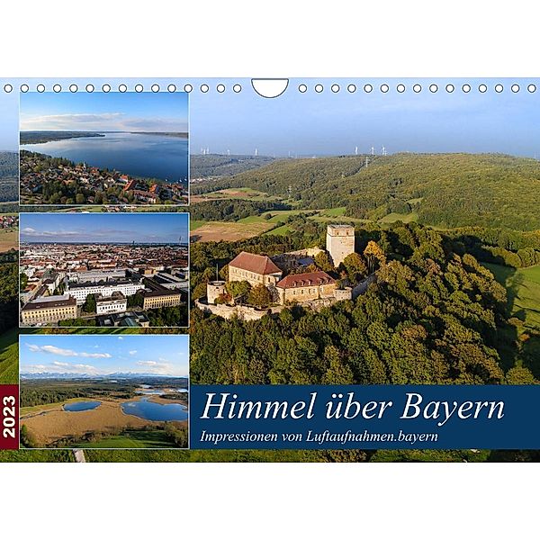Himmel über Bayern (Wandkalender 2023 DIN A4 quer), Luftaufnahmen.bayern