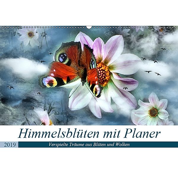 Himmelsblüten - mit Planer (Wandkalender 2019 DIN A2 quer), Garrulus glandarius