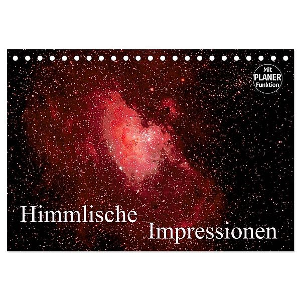 Himmlische Impressionen (Tischkalender 2024 DIN A5 quer), CALVENDO Monatskalender, MonarchC