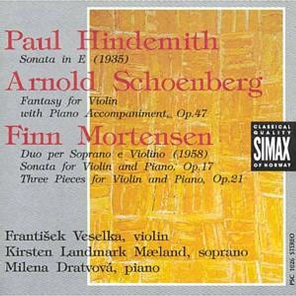 Hindemith/Schönberg/Mortensen, Diverse Interpreten