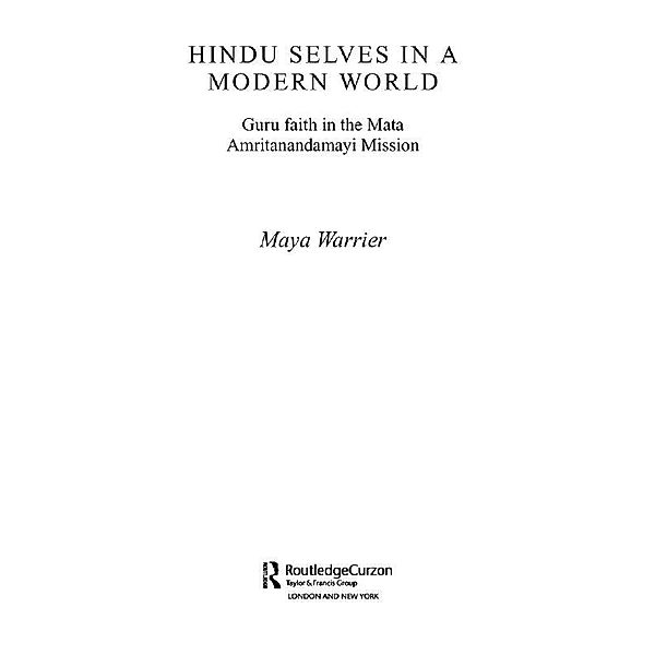 Hindu Selves in a Modern World, Maya Warrier