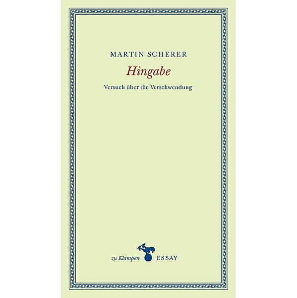 Hingabe, Martin Scherer