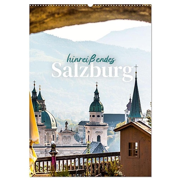 Hinreißendes Salzburg (Wandkalender 2024 DIN A2 hoch), CALVENDO Monatskalender, SF