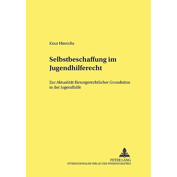 Hinrichs, K: Selbstbeschaffung im Jugendhilferecht, Knut Hinrichs