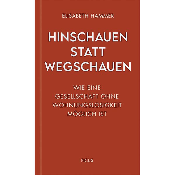 Hinschauen statt wegschauen / Wiener Vorlesungen Bd.206, Elisabeth Hammer