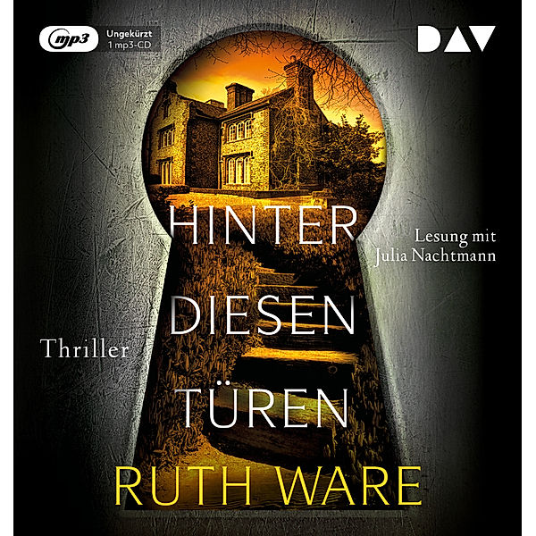 Hinter diesen Türen,1 Audio-CD, 1 MP3, Ruth Ware