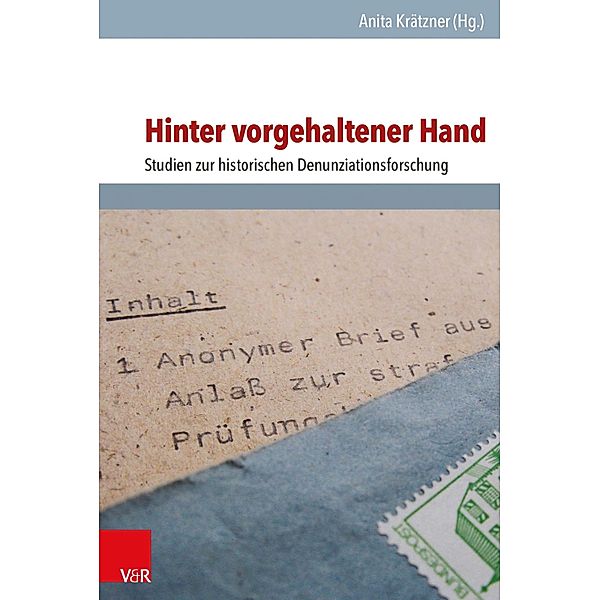 Hinter vorgehaltener Hand / Analysen und Dokumente, Anita Krätzner