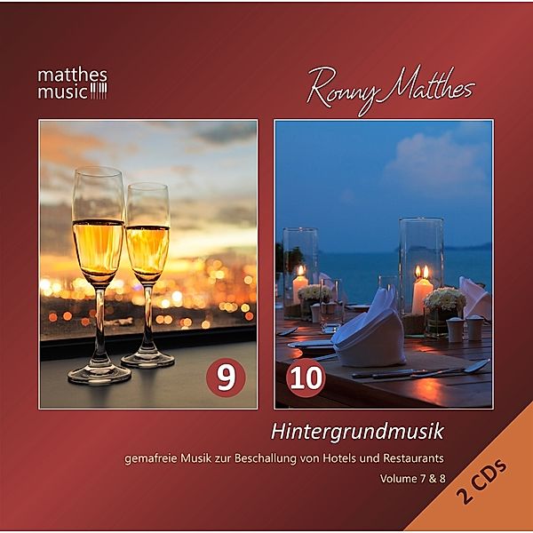Hintergrundmusik: Vol.9 & 10-Gemafreie Musik, Ronny Matthes, Gemafreie Musik, Klaviermusik