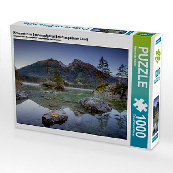 Hintersee zum Sonnenaufgang (Berchtesgadener Land) (Puzzle), Markus van Hauten