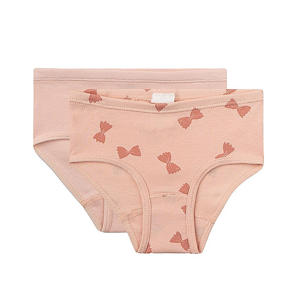 Sanetta Pure Hipslip FARFALLE 2er-Pack in peach blush